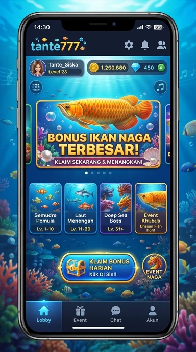 Pratinjau antarmuka tante777 — aplikasi APK resmi Android v2.3.5