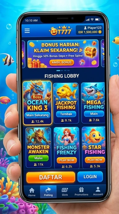Galeri pratinjau visual tante777 build APK resmi terbaru